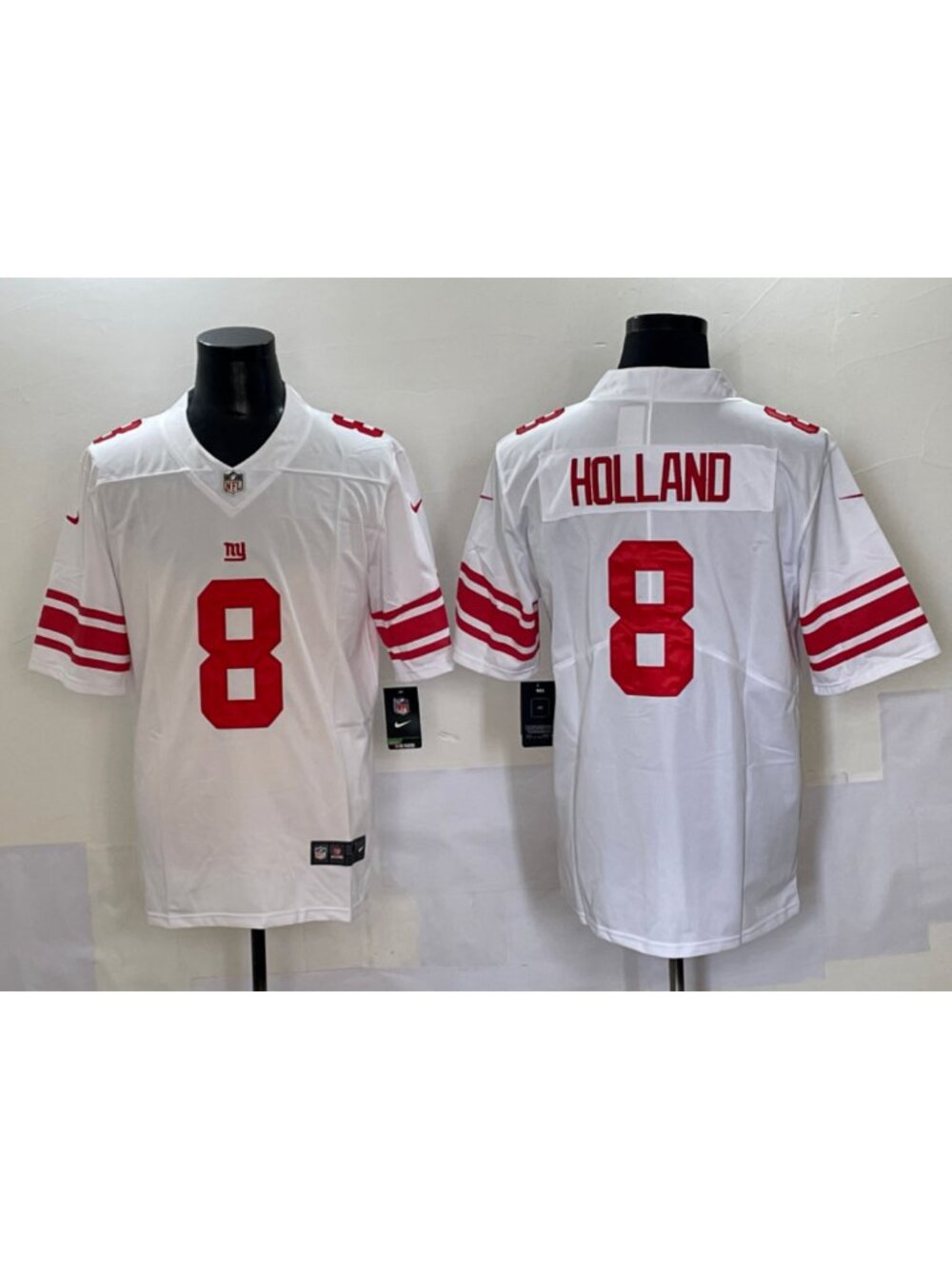 JEVON HOLLAND White Stitched Jersey Vapor